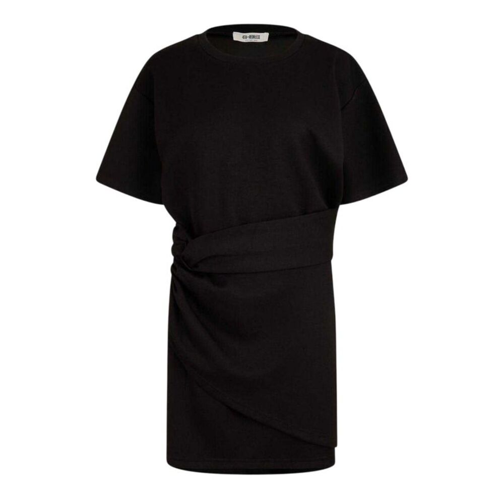 4th & Reckless Womens/Ladies Ruched T-Shirt Dress / Black